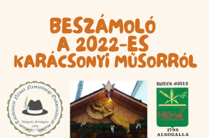 Read more about the article Alsógallai Karácsonyi Műsor beszámoló 2022.