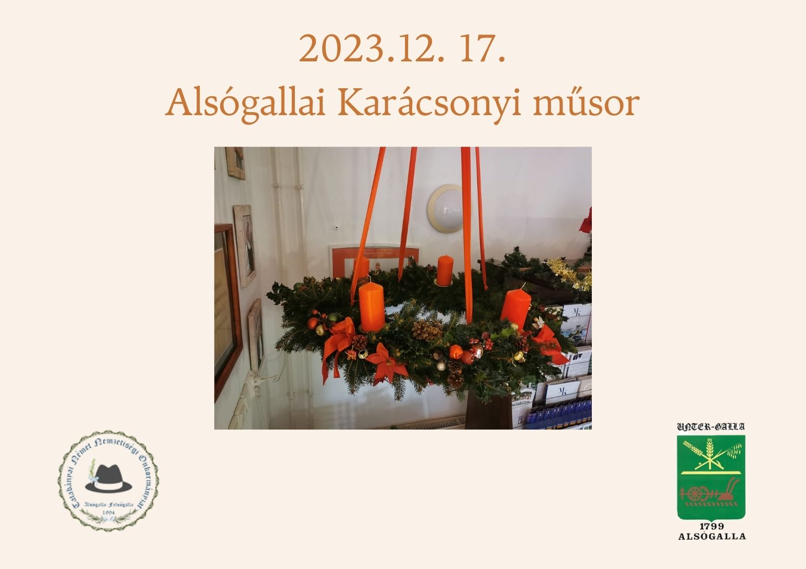 Read more about the article Alsógallai Karácsonyi rendezvény